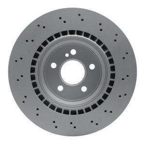 Mercedes-Benz CLS63 AMG Brake Rotor (1) - Rear - R1 Concepts - GEOSPEC Coated Rotor - Drilled - `03-`11